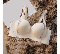 Reggiseno da donna di supporto con push up posteriore e regolazione senza anelli, per una vestibilità piccola sul petto (34 bianco)