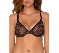 Reggiseno da Donna Elegante e Sexy con Ferretto in Rete Trasparente, Disponibile in Confezione Singola e Doppia!, 3D (Taglia Produttore: 34D)