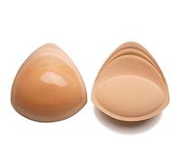 Reggiseno da donna in morbido silicone, con inserti per pettorale