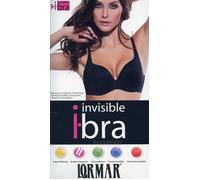 Reggiseno da donna invisibile balconcino imbottito con ferretto coppa B Lormar