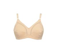 SIELEI, Reggiseno Francese Senza Ferretto, Realizzato in Microfibra Compatta e Contenitiva, Coppe Foderate in Cotone, Spalline Regolabili, Designed in Italy, Color Bianco, Taglia 8C