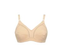 SIELEI, Reggiseno Francese Senza Ferretto, Realizzato in Microfibra Compatta e Contenitiva, Coppe Foderate in Cotone, Spalline Regolabili, Designed in Italy, Color Bianco, Taglia 8C