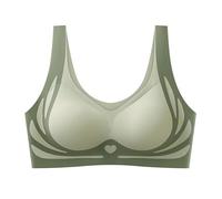 Reggiseno da donna senza buegel Grandi seni forti lifting posturale reggiseni da donna sagging arricciatura senza cuciture movimento biancheria profonda V traspirante bralette allenamento yoga bustier