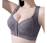 Reggiseno da donna sottile senza cuciture con supporto morbido, petto grande, coppa piccola semi-solida, traspirante, Lilla, 42