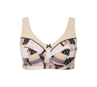 Ulla Popken Reggiseno in Rilievo, Timeless Elegance 830041, Nero, 6D Donna