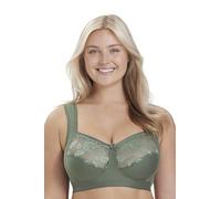 Reggiseno di Cotone Comodo con Sostegno Senza Ferretto Miss Mary Lovely Lace 7f Verde