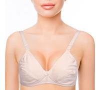 Reggiseno di maternità in Cotone Davanti Aperto Reggiseno di maternità in Gravidanza Reggiseno Allattamento per L'Allattamento(40/90-pelle)