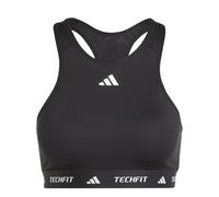 Adidas Techfit High Neck Medium Impact Sports Bra Nero XS / AB Donna