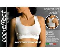Reggiseno donna Body Effect sport, microfibra senza cuciture e ganci art 110590