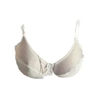 Reggiseno Donna Classico, Linea Comfort, in Morbido Cotone, Senza Ferretto (IT, Taglia della Coppa & Taglia della Fascia, B, 4, Bianco)