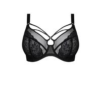 Elomi Brianna Strappy Underwire Plunge Bra Reggiseno con Scollatura a V, Nero, 3GG Donna