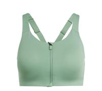 Reggiseno donna con zip a sostegno forte adidas TLRD Impact Luxe Vert 100C