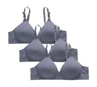 Reggiseno Donna Confezione da 3 Lovable Reggiseni Sportivo da Donna Senza Ferretto, Reggiseno Schiena Scoperta Tezenis Morbido di Base per Grandi Taglie Forti Marina Militare M