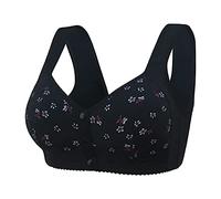 Reggiseno Donna Cotone, Reggiseno Push-Up Pezzi Aperto Davanti Leggero E Traspirante Senza Cuciture con Bottoni Taglie Forti Cotone Bralette Sportivi Top Brassiere Donna Cotone per Tutti I Giorni