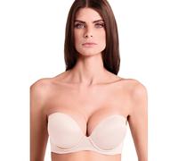 Reggiseno donna fascia balconcino super push up più 2 taglie Lormar Double Extra