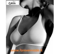 Reggiseno donna Gios con coppe in doppio tessuto cotone e scollo a V art Melissa