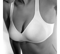 Reggiseno donna Gios in cotone senza ferretto con coppe integrate art Pink