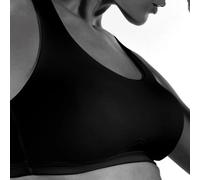 GIOS 2 Pezzi Reggiseno Donna Jump Sportivo con Schiena a Vogatore - Coppe Foderate. Nero L