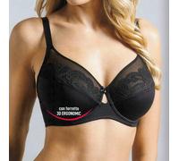 Reggiseno donna Lepel in microfibra e pizzo con ferretto non imbottito art 255