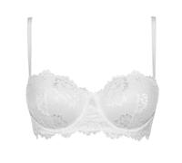 Reggiseno Donna Lormar Deluxe in Pizzo con Ferretto fascia a Balconcino -Coppa B