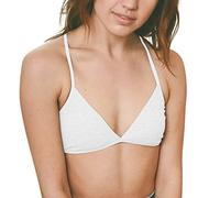 Reggiseno Donna Reggiseno a Triangolo da Donna Senza Fili Leggermente Foderato Bralette Top Beauty Back out Reggiseni Underwear Donna Reggiseno Push Up Senza Spalline (White, L)