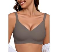 Reggiseno Donna Senza Ferretto Bra Seamless Comodo Confort Classico Bustier | Reggiseno Push Up Imbottito Morbido T-Shirt Reggiseno Invisibile Coppa Intera Bralette per Seni Normali e Grandi