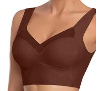 Reggiseno Donna Senza Ferretto Senza Ferretto Imbottiture Estraibili Schiena Nuda Forma U Reggiseni Push Up Reggiseno Scollo a V Bustino Comodo Push Up Bralette Halter Bra Bra Push-up Comfort Intimo
