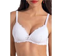 Reggiseno Donna Sielei 2676 Senza ferretto Push Up in pizzo - Coppa B