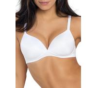 SÌèLEI, Reggiseno con Coppe Imbottite, Realizzato in Morbida Microfibra, con Finiture Invisibili e Senza Ferretto, Designed in Italy, Color Bianco, Taglia 4C