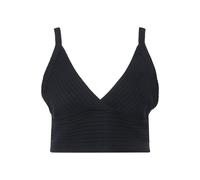 Reggiseno donna Ulla Popken taglie forti top maglia a costine scollo a V