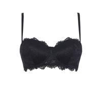 Reggiseno Fascia Balconcino Donna Intimo Lormar "Deluxe" In Pizzo Coppa B