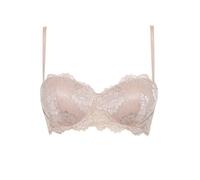 Reggiseno Fascia Balconcino Donna Intimo Lormar "Deluxe" In Pizzo Coppa B