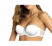 Reggiseno Fascia Imbottita Ferretto Pizzo Push UP Si E' LEI 1982