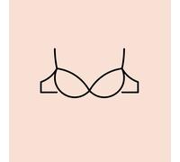 LORMAR Reggiseno Fascia Senza Ferretto Feel 1434 Microfibra Effetto Seta, Coppe Supersoft Invisibili, Spalline Staccabili - Talco Shine, 2B
