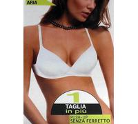 Reggiseno GianMarcoVenturi push up imbottito senza ferretto + 1 taglia art Aria