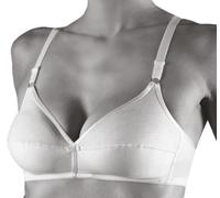 Gios Reggiseno Flora in puro cotone confortevole Bianco 4B