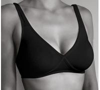 GIOS 1 Pezzo di Reggiseno Nuvola in Puro cortone Confortevole Sensazione sulla Pelle. Nero 3B
