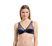 Reggiseno Glossy DIM x Inès de la Fressange Blu 3 E Tinta unita