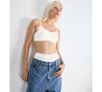 Sloggi Go Daily Cotton Top Bra, Bianco Seta, S Donna