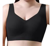 Reggiseno Gravidanza Maternità Reggiseno Gelatina Bra con ferretto Imbottito, Reggiseno di Tenuta Confortevole e Morbido, Traspirante Leggings Bianco, Le Noir, XX-Large