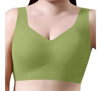 Reggiseno Gravidanza Maternità Reggiseno Gelatina Bra con ferretto Imbottito, Reggiseno di Tenuta Confortevole e Morbido, Traspirante Leggings Bianco, verde, XXL
