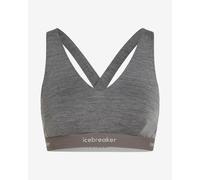 Reggiseno Icebreaker Mer 125 Cool-Lite Sprite Racerback grigio - XL