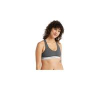 Reggiseno icebreaker sprite racerback grigio