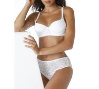 Reggiseno imbottito con ferretto Value Elegance in microfibra e pizzo, bianco Bianco 3B