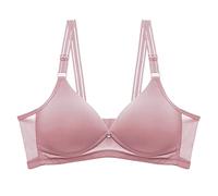 Reggiseno imbottito da donna senza ferretto push up bralette cotone senza cuciture con scollo a V profondo senza fili minimizer reggiseni skiny lingerie top supporto biancheria intima reggiseno donna