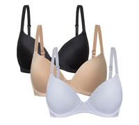 Reggiseno in Pizzo con Ferretto COCONUDA, Confezione da 3 Reggiseni