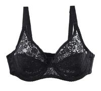 Reggiseno in pizzo da donna senza ferretto reggiseno push up bralette grandi seni anti-agging reggiseno sottile comfort traspirante benessere bustiers top reggiseno di bellezza classico, Nero , 6C