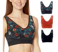 Reggiseno Leisure In Rete Rhonda Shear 3 Pezzi, Tropicale, Taglia Media