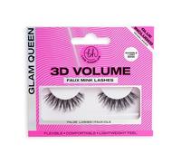 Reggiseno Los Angeles 3D Faux Mink Volume Lashes, facile da usare, extra volume, incl. colla, Glam Queen