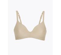 LOVABLE Reggiseno senza Ferretto, Microfibra, Coppe Leggermente Imbottite Senza Cuciture, Invisibilità e Comfort, Invisible Lift Supreme Donna, Beige (Skin), 38 / 5B